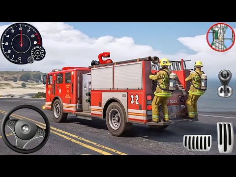 Fire Truck City Rescue Simulator - US Emergency 911 Ambulance Driving 3D - Android GamePlay Part -1