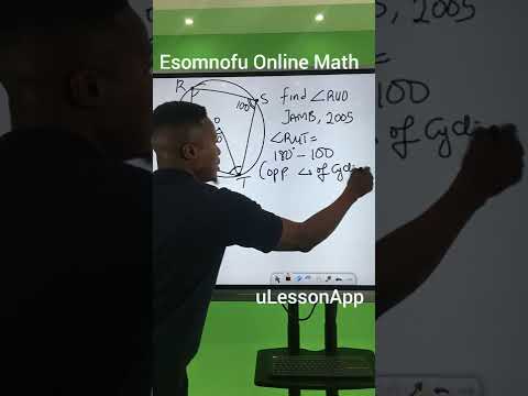 JAMB problem on Circle Theorem