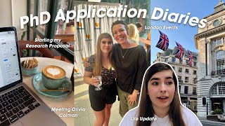 The start of the PhD Application Diaries... 🎓