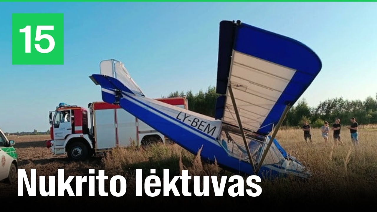 Netoli Kauno nukrito lėktuvas