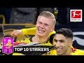 Top 10 Strikers - Haaland, Werner, Lewandowski & More | EA SPORTS FIFA 20