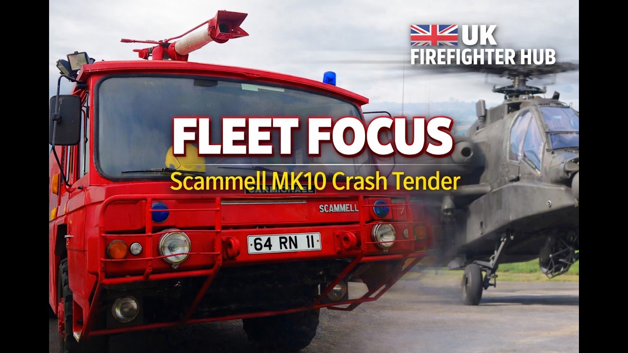 Scammell MK10 Crash Tender | 1980s RN Military Airport Fire Engine