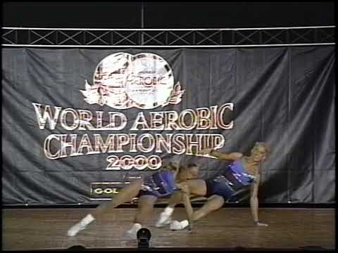 Susanna Petternella, Paolo La Duca (Italy) - 2000 ANAC World Aerobic Championship