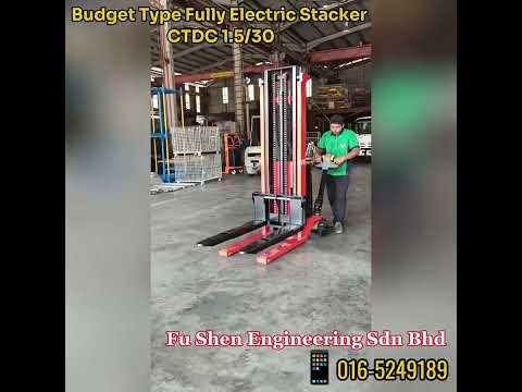FUSHEN Budget Type Fully Electric Stacker ✅ Best quality Best price 📢💯 #ipoh #penang #kedah #kualalumpur #selangor