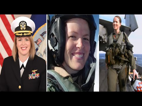 First Female Commander Take Charge Of Meridian Naval Air Station: F/A-18 Pilot Meghan Angermann