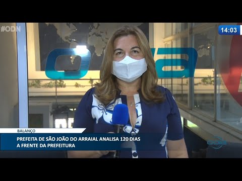 Prefeita de São João do Arraial analisa 120 dias í  frente da gestão 11 05 2021