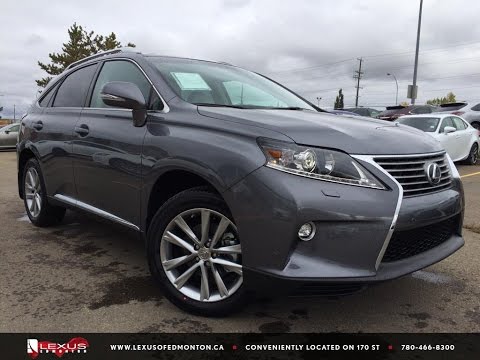 New Grey 2015 Lexus RX 350 AWD Sportdesign Touring Package Review Northwest Edmonton