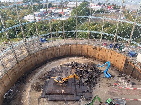 Take a tour of the Granton Gasholder