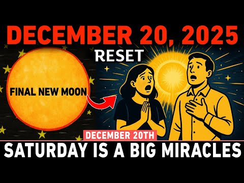 Chosen Ones 🌑 December 20: The FINAL New Moon Portal Is OPEN — Your Miracle Is Being Released NOW