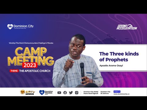 THREE KINDS OF PROPHETS || APOSTLE AROME OSAYI