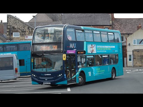 Insane Thrash: Arriva North East 7530 (NK64EER) Dennis Trident 2/Enviro 400