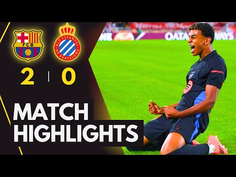 Barcelona vs Espanyol 2-0 | La Liga Highlights & Goals | 2025 Match Recap