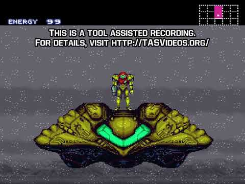 [TAS] [Obsoleted] SNES Super Metroid "game end glitch" by Sniq in 07:05.83