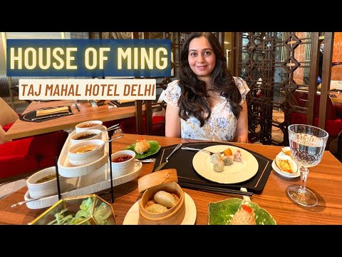 HOUSE OF MING - O restaurante de comida chinesa mais antigo de Delhi 😋 dentro do Taj Mahal Hotel, Delhi 🤩