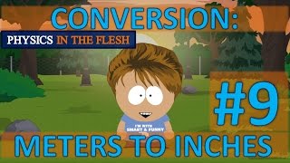 9 Meters to Inches Conversion