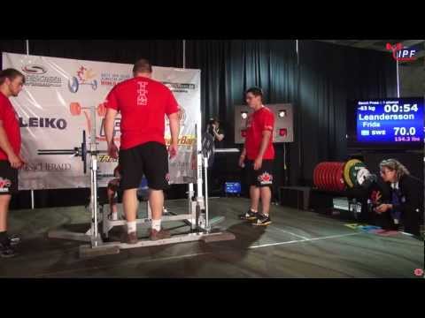 Women 63kg Bench Press of 2011 IPF World Sub-Junior & Junior Championships