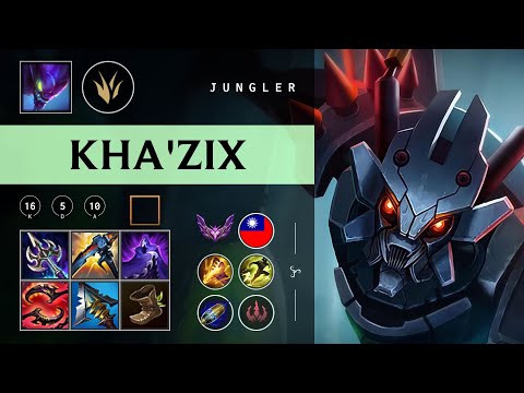 Kha'Zix Jungle vs Lee Sin - TW Master Patch 26.02