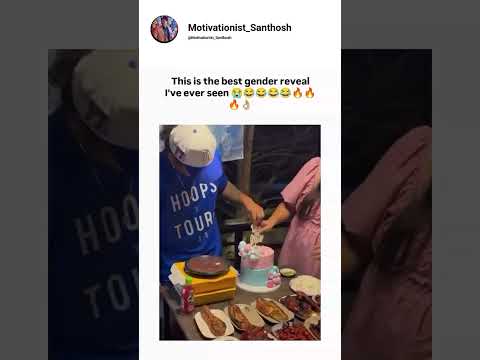 The Most Creative Gender Reveal Ever 🥹🎂 | #shorts #viral