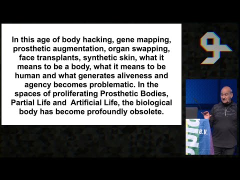 Video Thumbnail: Stelarc: Stelarc: The Contestable and the Contingent – Aliveness, Agency and Indifference