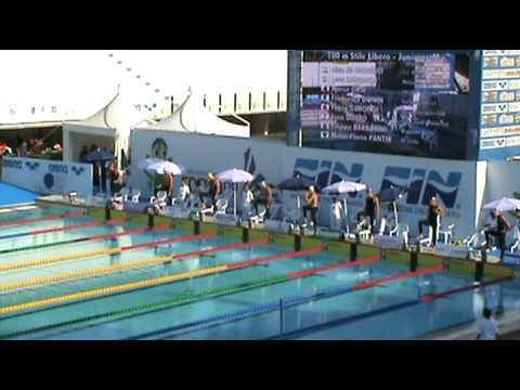 Record Italiano 100 SL Marco Orsi Campionati Italiani Giovanili Estivi 2008.MPG