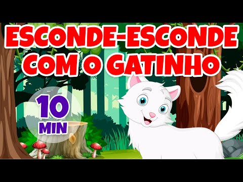 Esconde-Esconde com o Gatinho - Giramille 10 min | Desenho Animado Musical