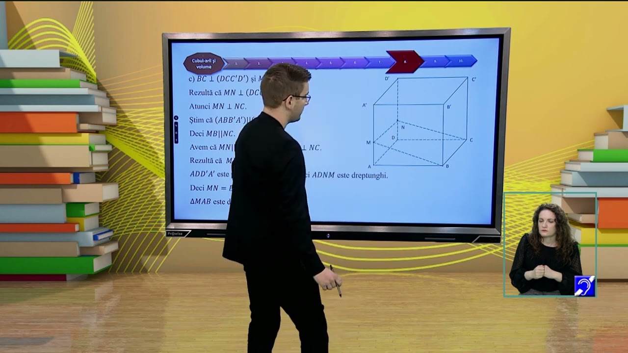 Tele?coala: Matematic? clasa a VIII-a – Cubul – Arii ?i volum (@TVR2)
