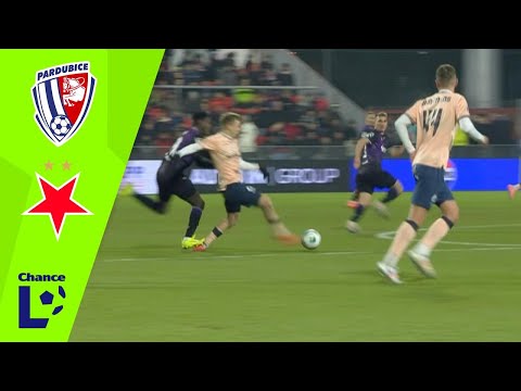 Chance Liga Highlights: FK Pardubice : SK Slavia Praha 1:1 (20. kolo)