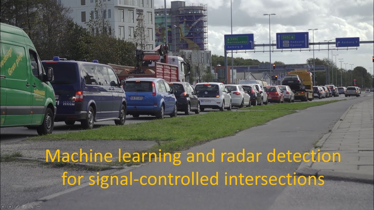 Machine learning and radar detection for signal-controlled intersections