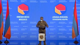 Брифинг представителя МО РА Арцруна Ованнисяна
