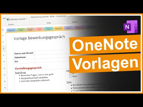 📄 OneNote Vorlagen richtig nutzen (inkl. 5 Beispiele)