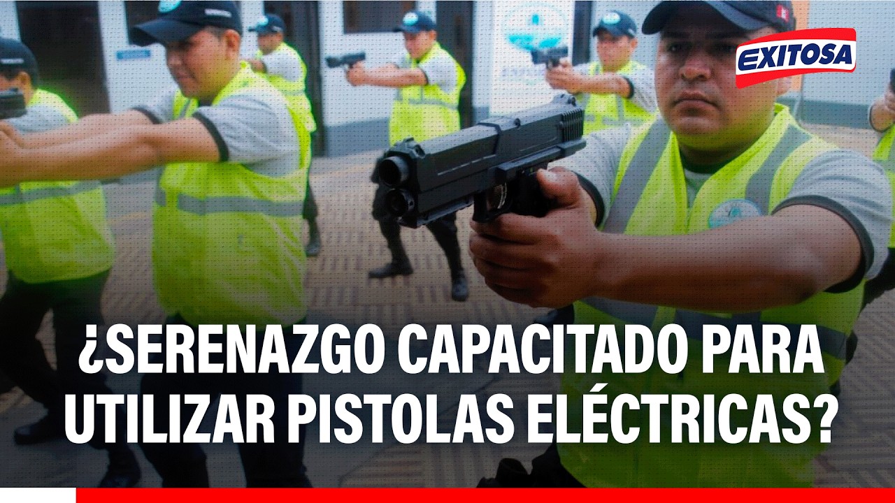 🔴🔵 Serenazgos no estarían preparados para utilizar pistolas eléctricas