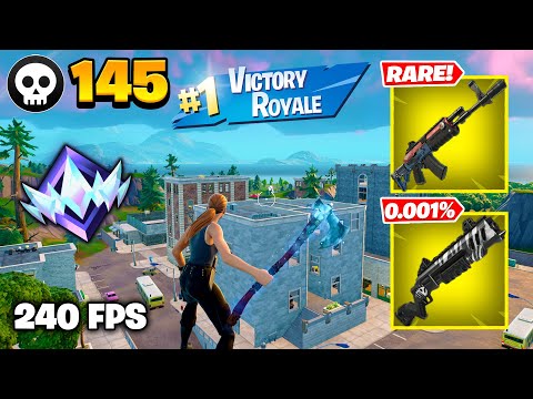 145 Elimination "RANKED RELOAD” Gameplay Wins (Fortnite Chapter 7 Keyboard & Mouse)