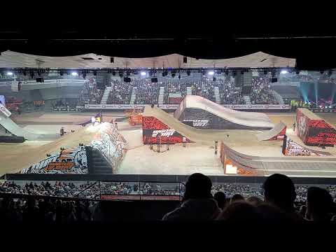 Masters of Dirt 2023 Vienna; backflip on Dakar bike