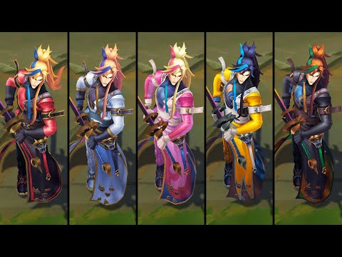 All Heartsteel Yone Chromas (League of Legends)