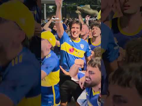 "La salida de la hinchada de Boca luego de la derrota contra el Bayern" Barra: La 12 &bull; Club: Boca Juniors