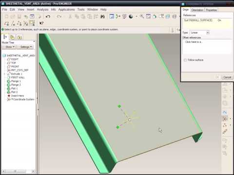 Wildfire 5.0 Intent Datum References Sheetmetal