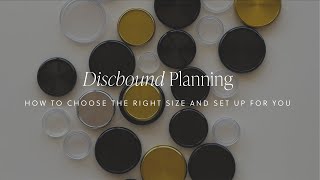 How To Get Started With Discbound Planning: Sizing Guide | C
