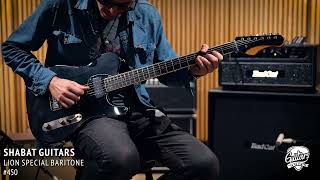 Video thumbnail for Shabat Lion Special Baritone | Swamp Ash Body / Ebony Fretboard | Lollar P-90s | #450 by GuitarsToBePlayed