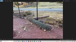 Chain Link Fence Installation Project For Small Tennis Court