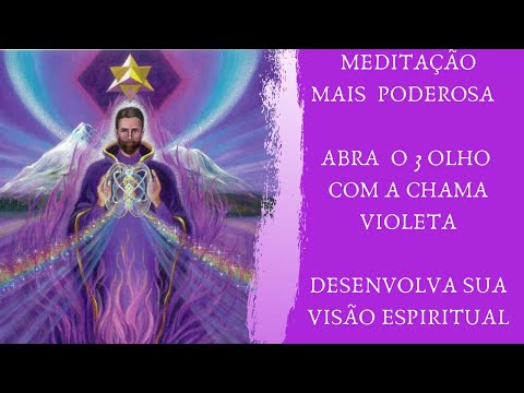 Most Powerful Meditation for Opening the 3 Eye Safely Through the Power of the Violet Flame