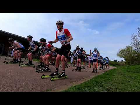 British Series Rollerski Race #1 16.4.2023