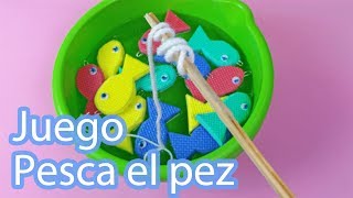 Juego Pesca el pez | Manualidades de juguetes caseros para niños