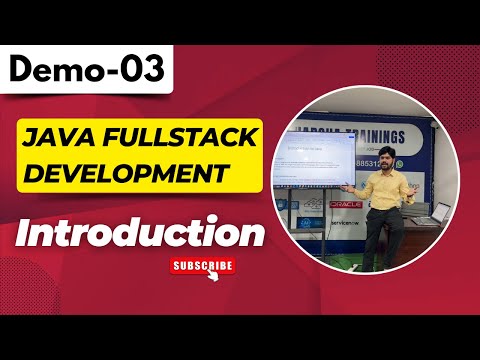 Java Full Stack Development Demo 03 Introduction To Java Fullstack Harshatrainings