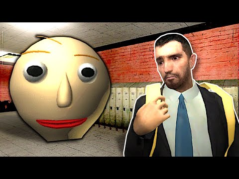 Baldi's Head is After Me & I MUST ESCAPE! - Garry's Mod Gameplay