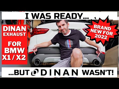 INSTALLING DINAN EXHAUST FOR THE BMW X1/X2 | THERE WERE SOME ISSUES...