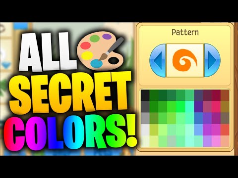 How To Get SECRET & UNRELEASED Colors on Animal Jam Classic! (2022)