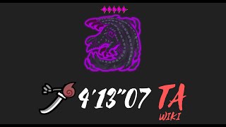 [MHWs] 太刀五星歷戰黑蝕龍 TA Wiki 4分13