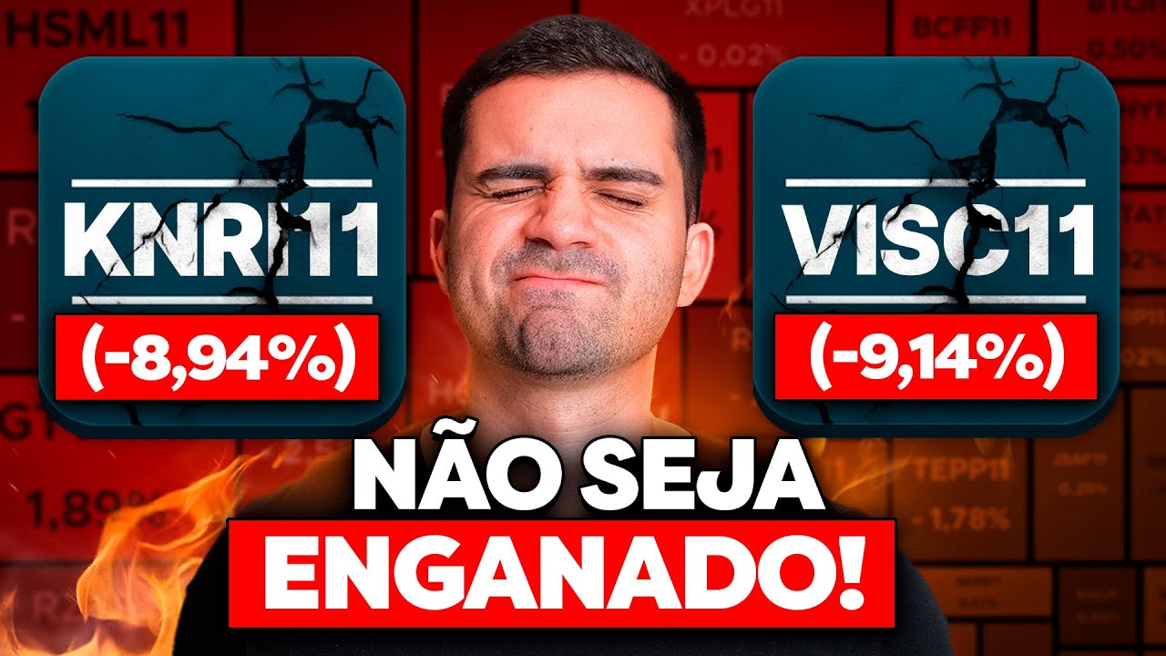 KNRI11 e VISC11 EM QUEDA LIVRE! OPORTUNIDADE ou RISCO? O QUE ESTÁ ACONTECENDO COM KNRI11 E VISC11?