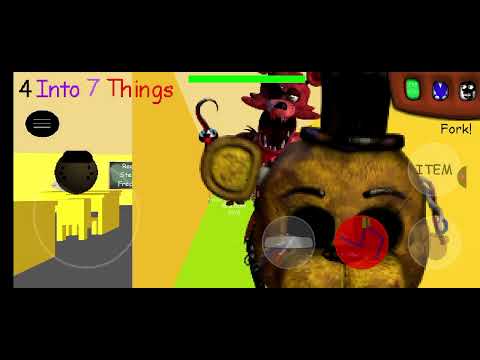 Freddy's Basics in Horror and Pizza But Baldi Basics find the markers With Mod Menu