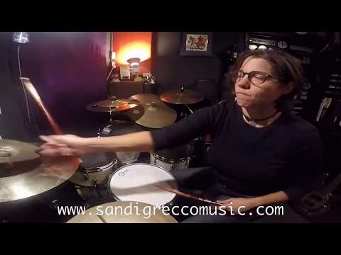 Paradiddle Diddle Grooves - Drum tutorial - Sandi Grecco